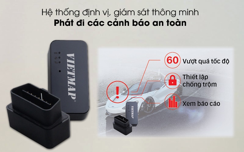 Thiết bị định vị ô tô VietMap OB01 - Điện Dân Dụng.
