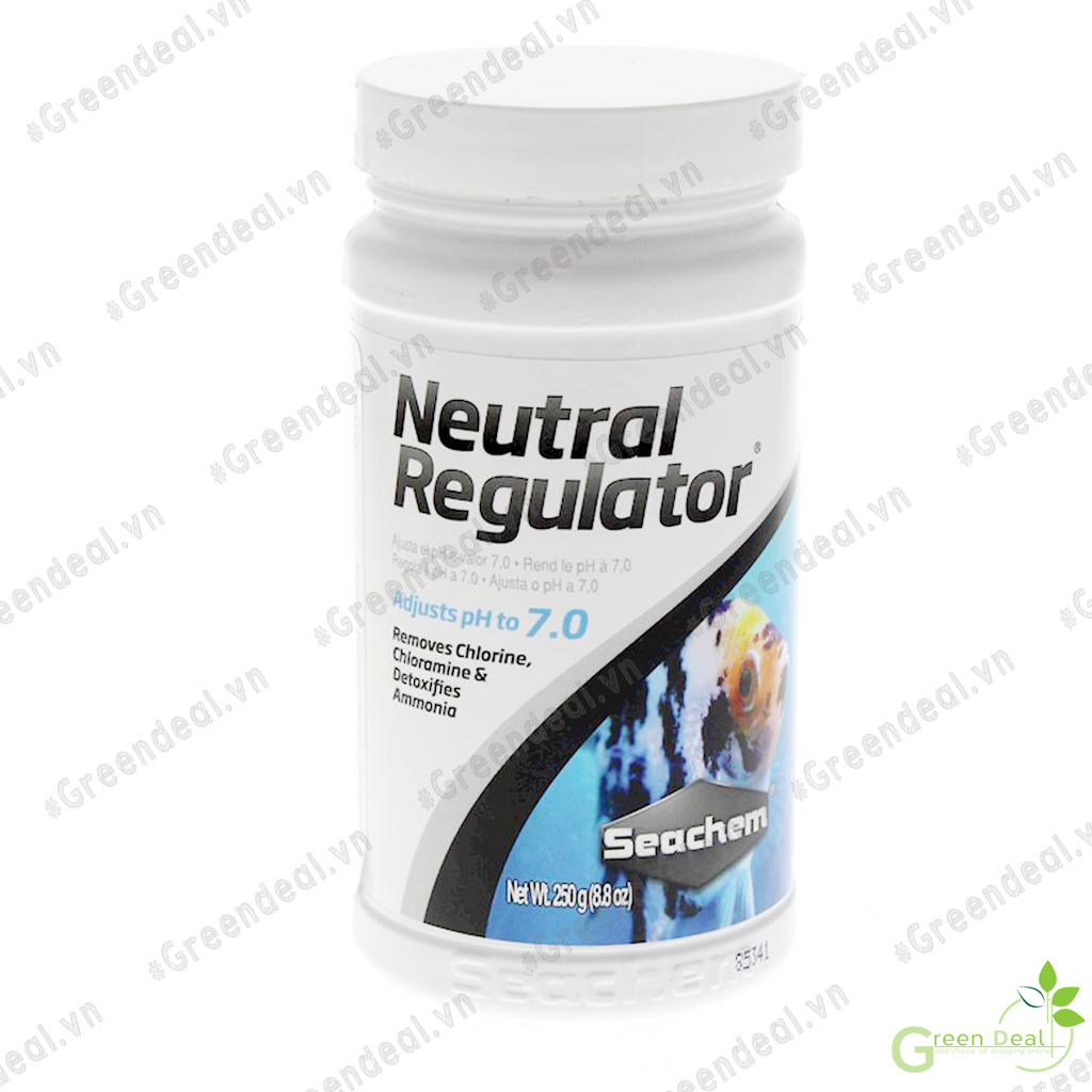 [Tem Sicavi] SEACHEM - Neutral Regulator (Hộp 250 gram) | Ổn định pH 7.0 cho nước hồ cá thủy sinh