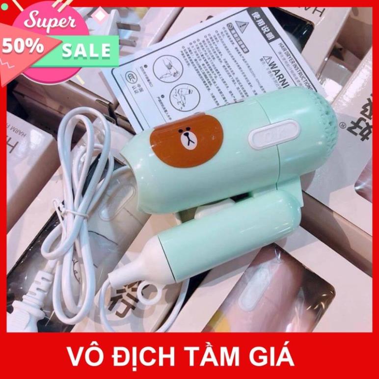 ❣️máy sấy tóc mini icon siêu kute ❣️2 chế độ gấp gọn❣️