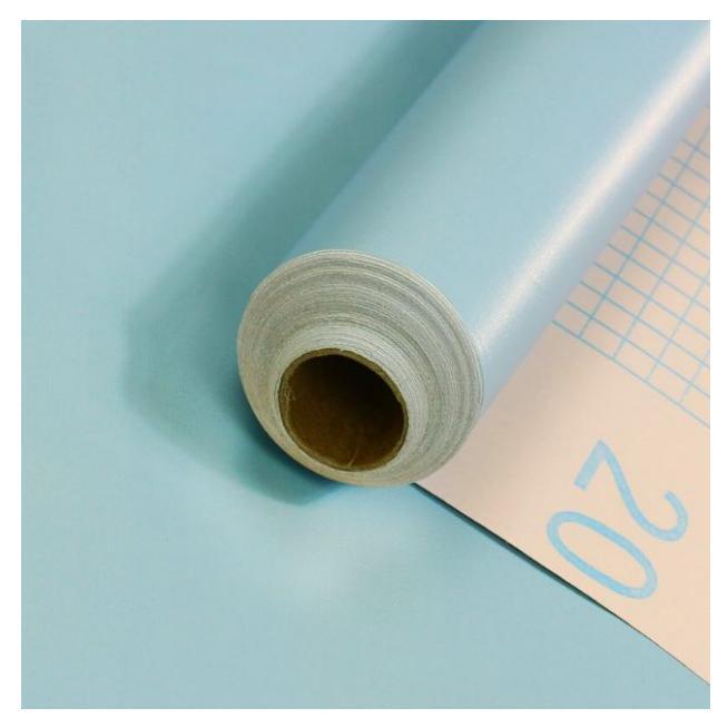 5 Mét Giấy Dán Tường, Khổ 45CM Rộng Decal PVC Trang Trí ( có keo ) - MẶT NHÁM MỘT MÀU