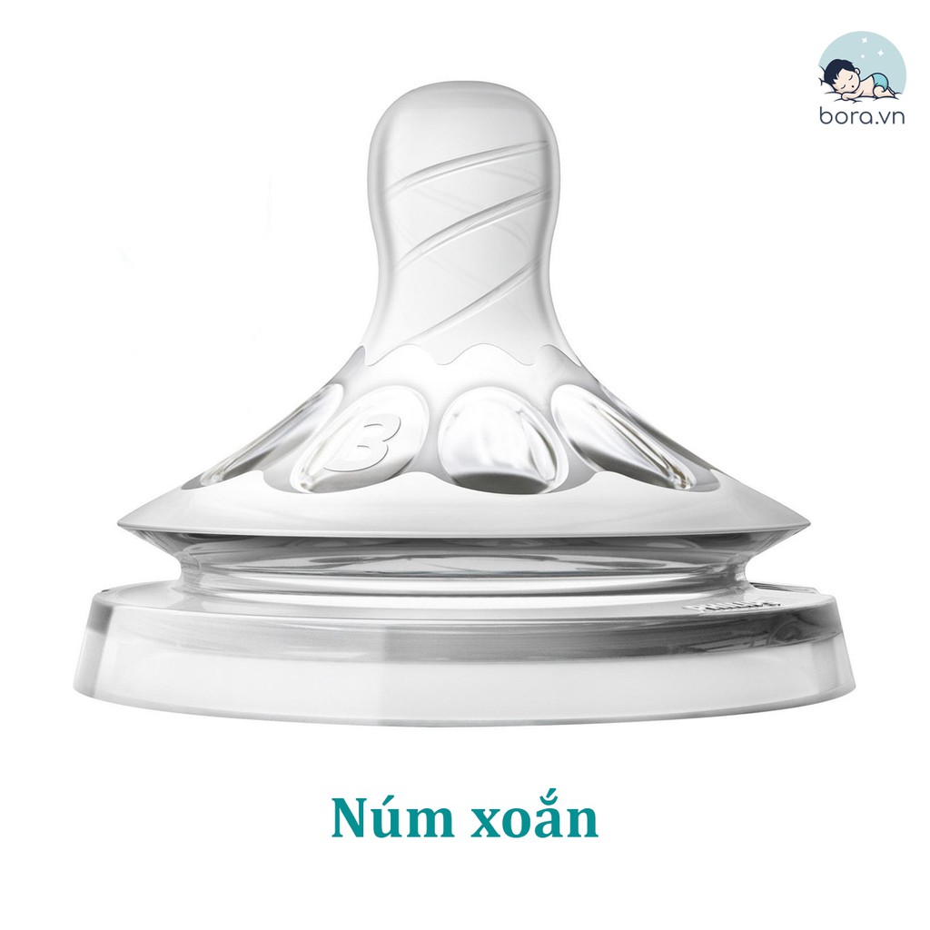 Bình sữa Avent Natural thủy tinh 60ml 120ml 240ml [Được chọn núm 0 - Y][Cam kết chính hãng]