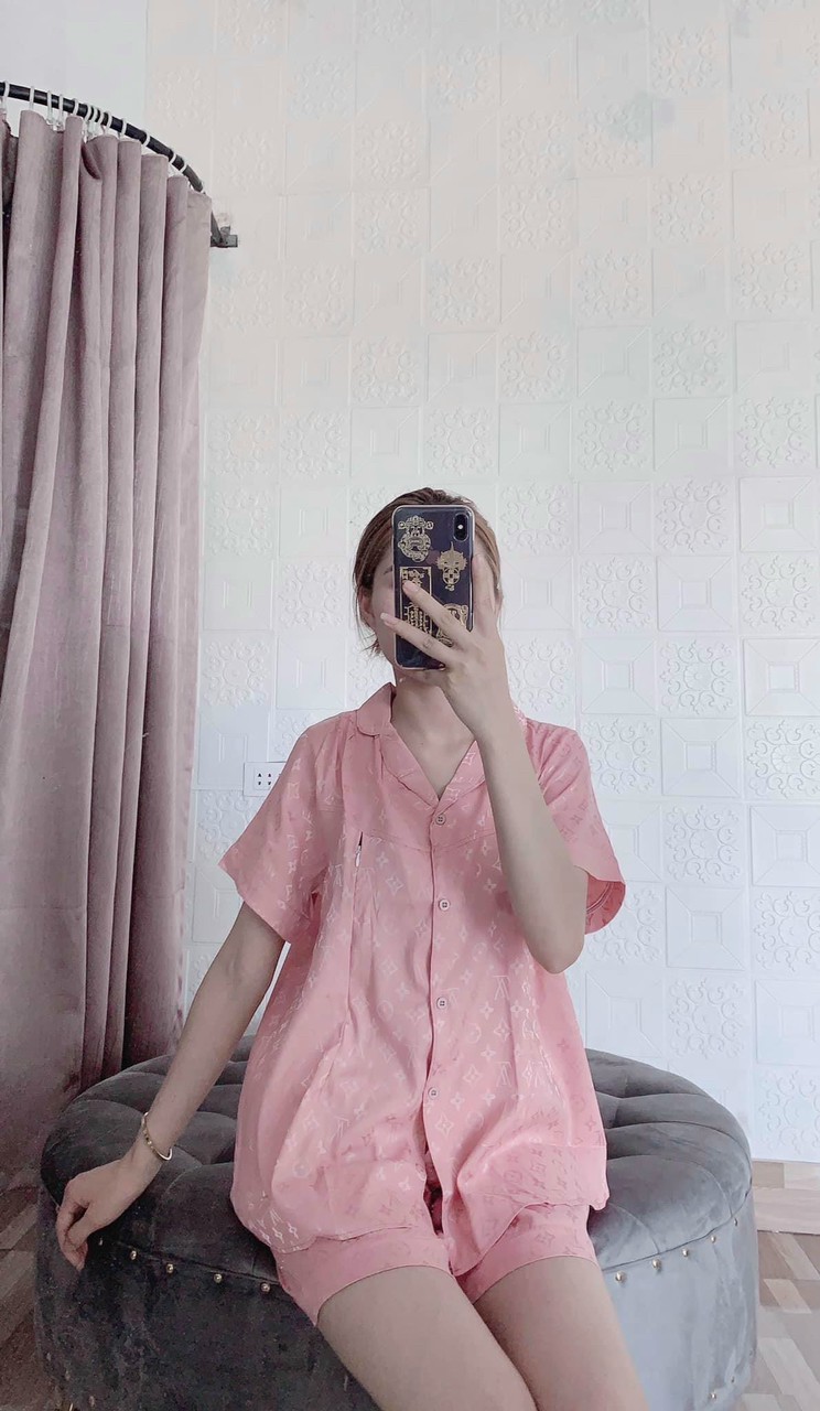 Bộ bầu lửng kết hợp sau sinh, chất lụa hàn , mềm mát cho bà bầu mặc nhà mùa hè