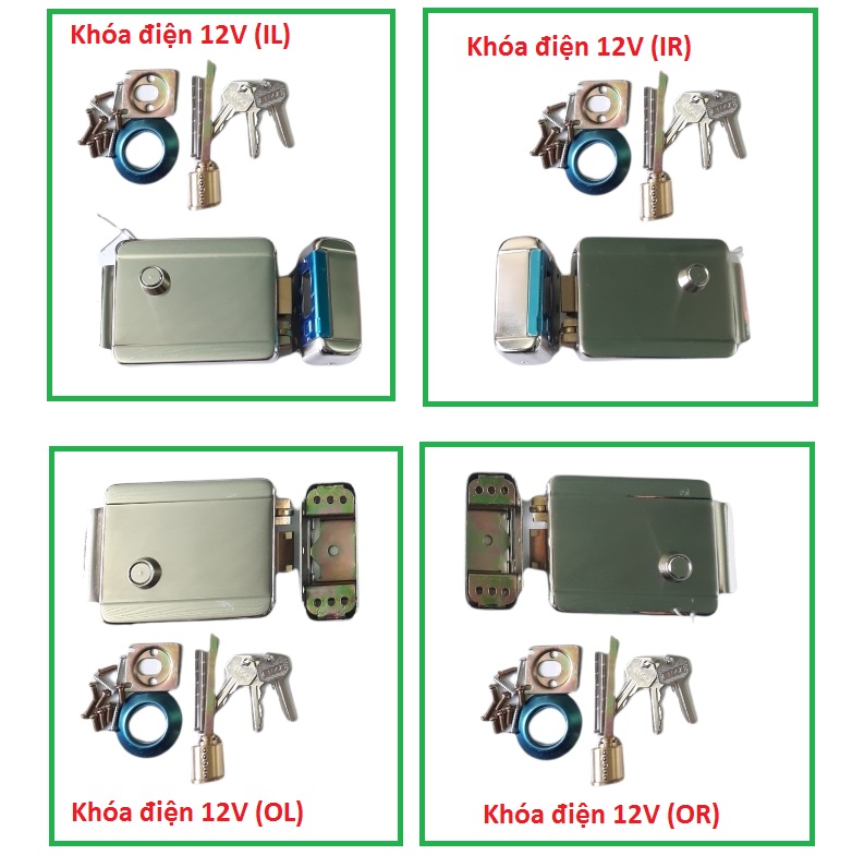 Khóa điện 12V - khóa cửa cổng , cửa nhà