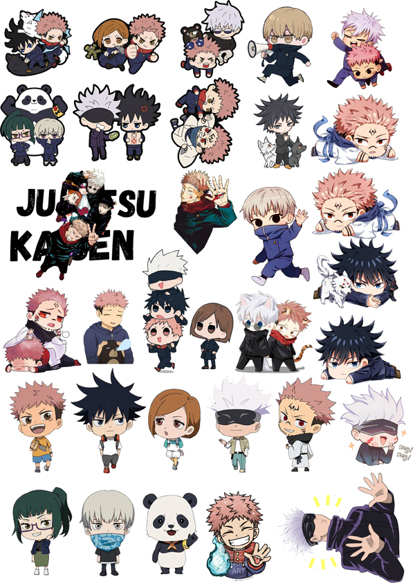 Sticker jujutsu kaisen\ hình dán jujutsu kaisen