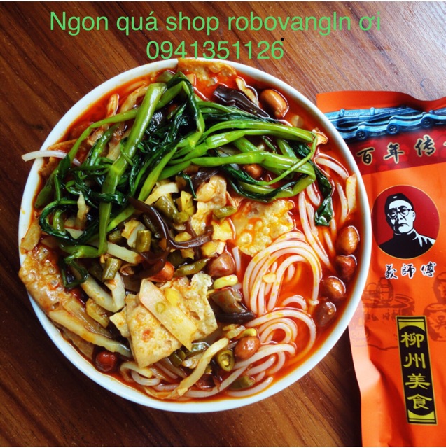 Phở Liễu Châu 335G Loại To  (Bún ốc liễu châu)