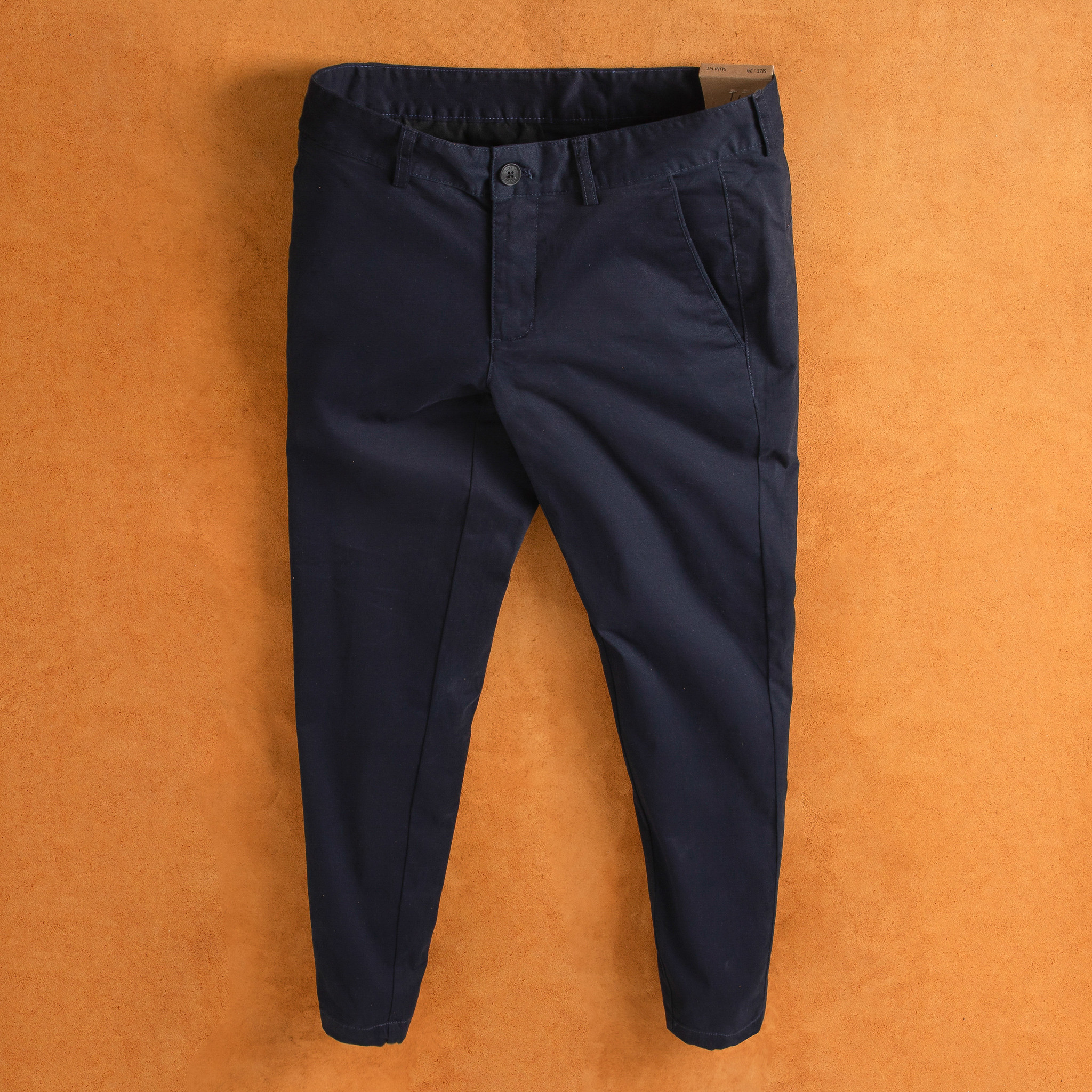 Quần kaki nam TORANO dáng basic thêu logo, form chuẩn EABK019