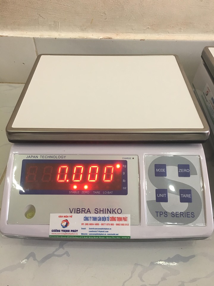 [HCM]CÂN ĐIỆN TỬ VIBRA TPS LOẠI 15KG