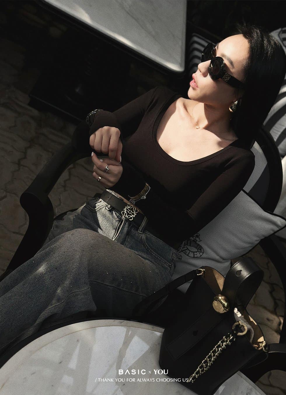 Áo thun tay dài BASIC UMI TOP