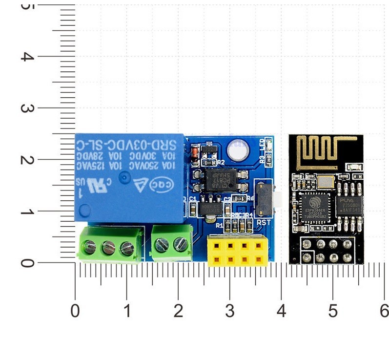 Mạch Relay ESP8266 01s công nghệ WiFi 5V