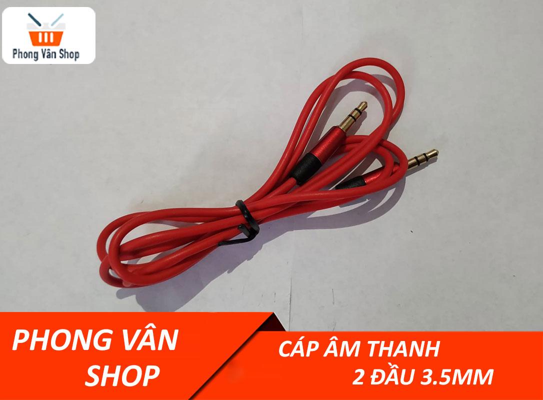 Cáp âm thanh 2 đầu 3.5mm dài 1m