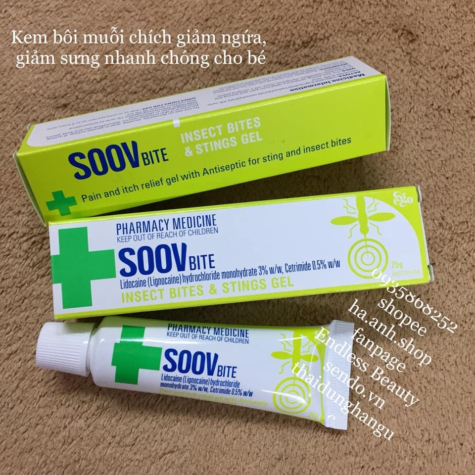 Kem Soov Trị Muỗi Đốt Và Côn Trùng Cắn 25g mẫu mới