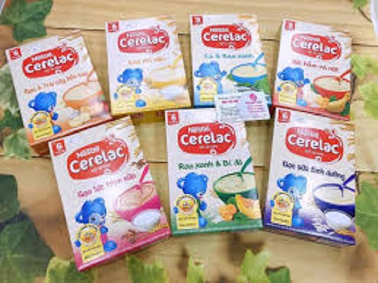 Bột Ăn Dặm Nestle Cerelac các loại date mới