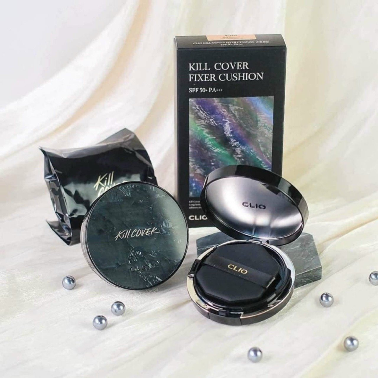 [100% AUTH] Phấn Nền Cushion Clio Kill Cover Fixer
