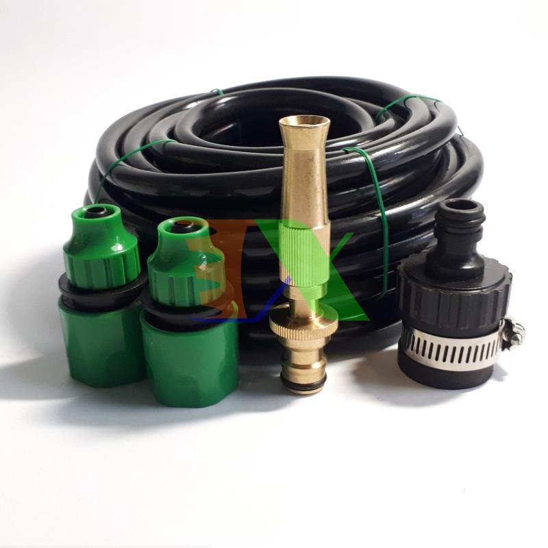 Set faucet spray watering plants, car wash copper high quality + 10m rope 8/11