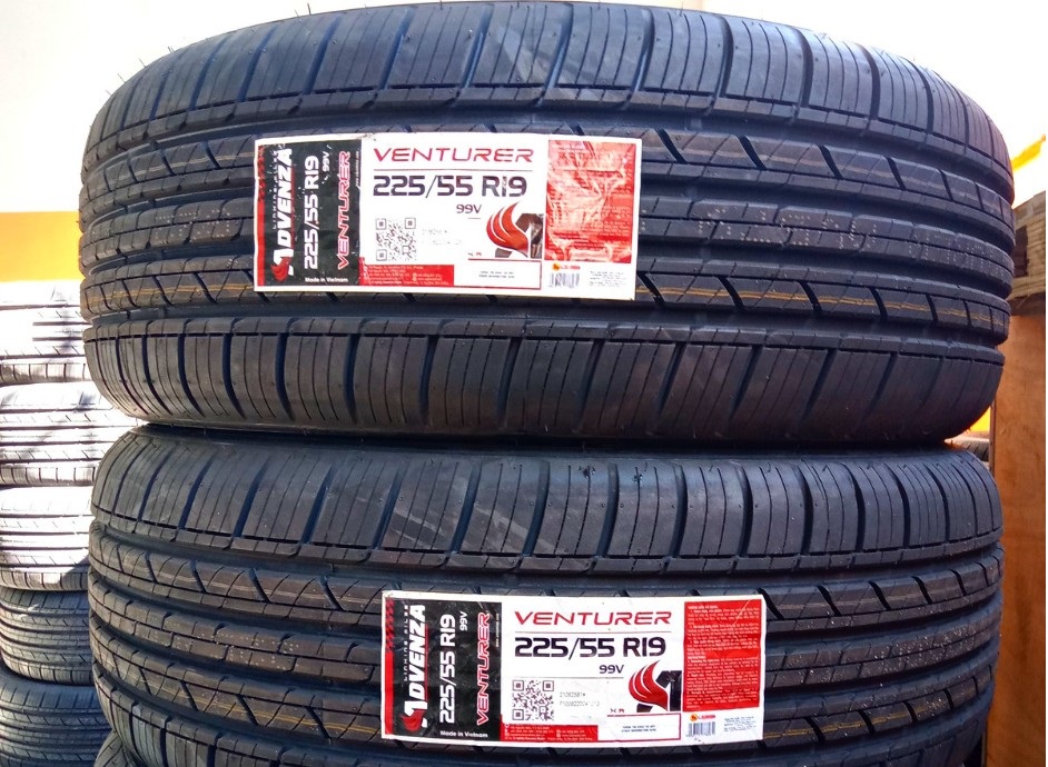 Lốp xe 225/55r19 99v : advenza- lốp chất lượng cao chạy cực êm lại siêu bền.