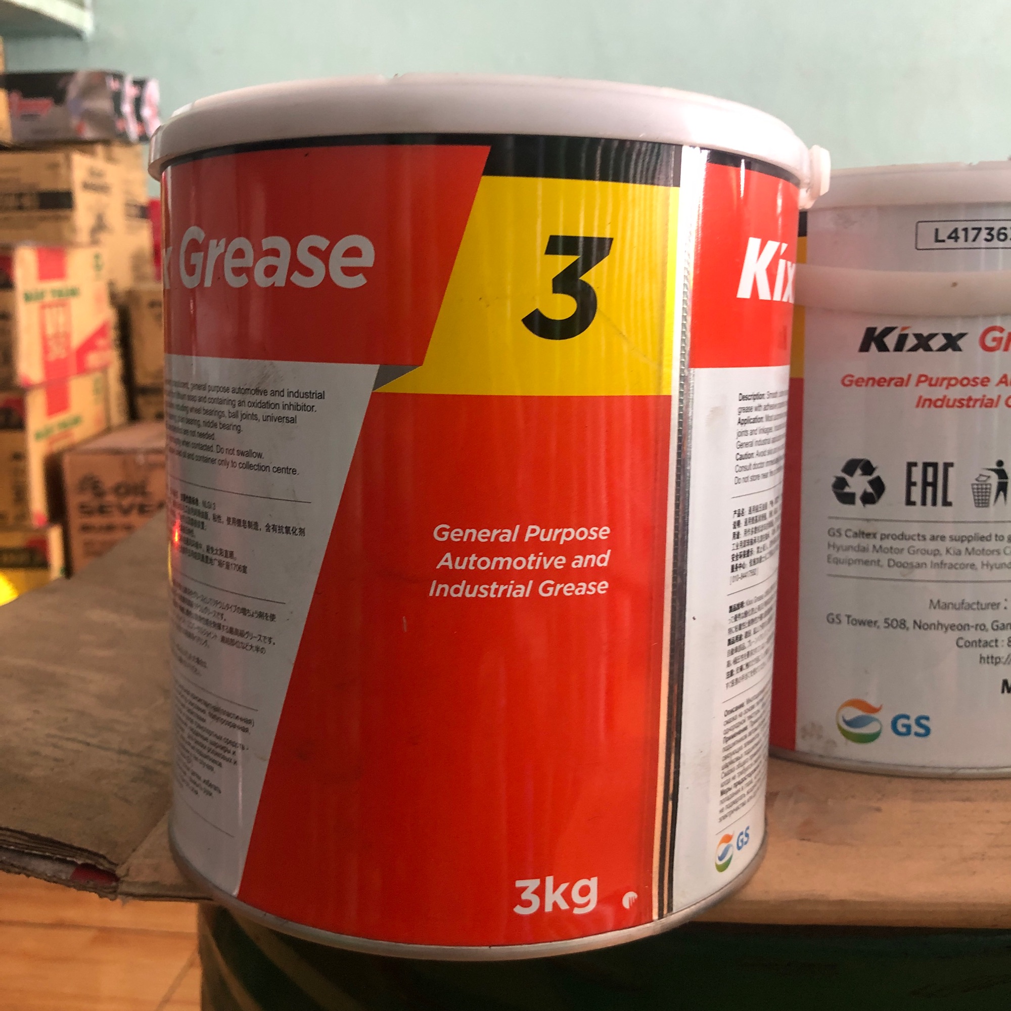 Mỡ đa dụng Kixx Grease 3 3kg