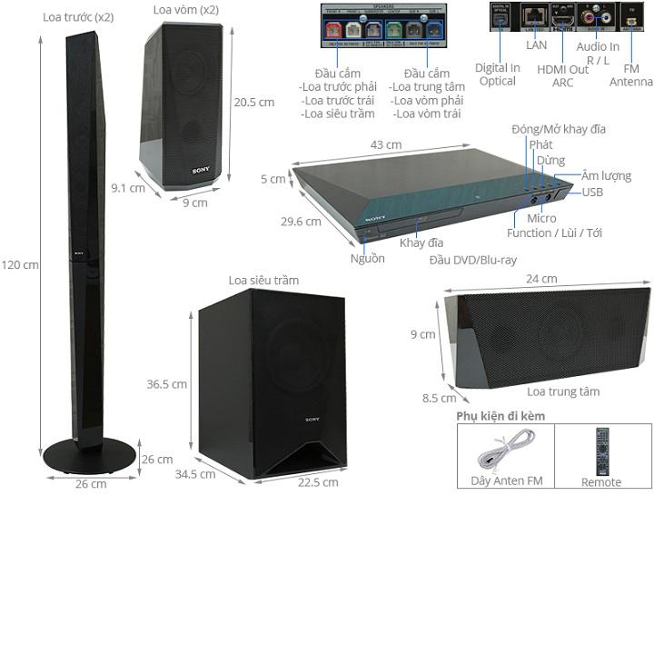 Dàn âm thanh BDV-E4100MSP1