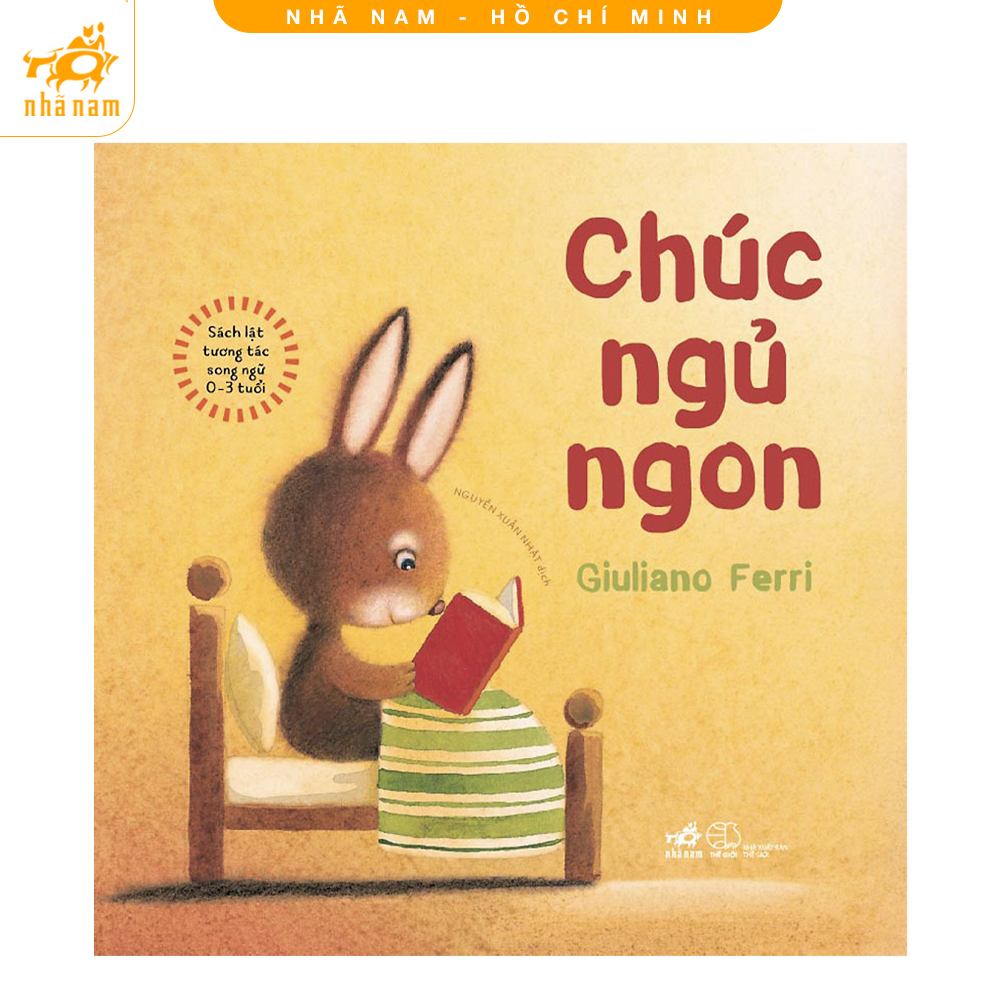 Sách - Lật Tương Tác Song Ngữ 0-3 Tuổi: Chúc Ngủ Ngon (TB 2021) (Nhã Nam HCM)
