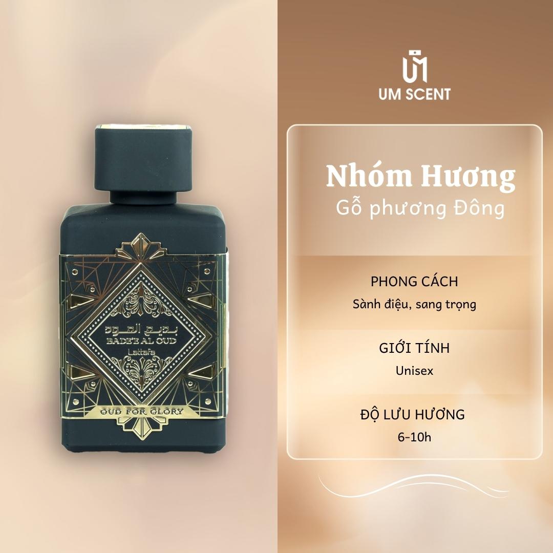 Nước Hoa Unisex Badee Al Oud 100ml & 10ml