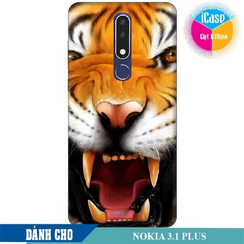 Giá Ốp lưng nhựa dẻo dành cho Nokia 3.1 Plus in hình Tiger