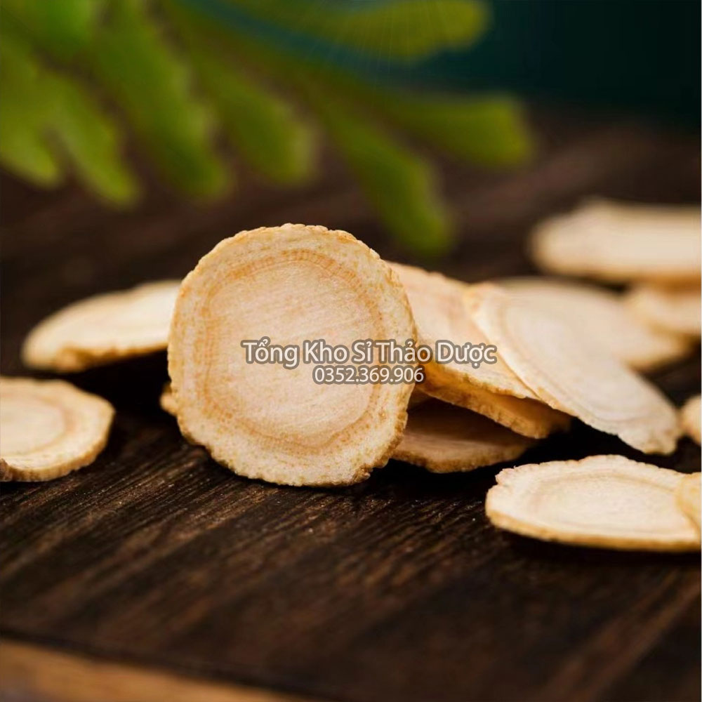 Sâm tây dương thái lát mỏng 100g (Sâm hoàng kỳ khô, bạch sâm)
