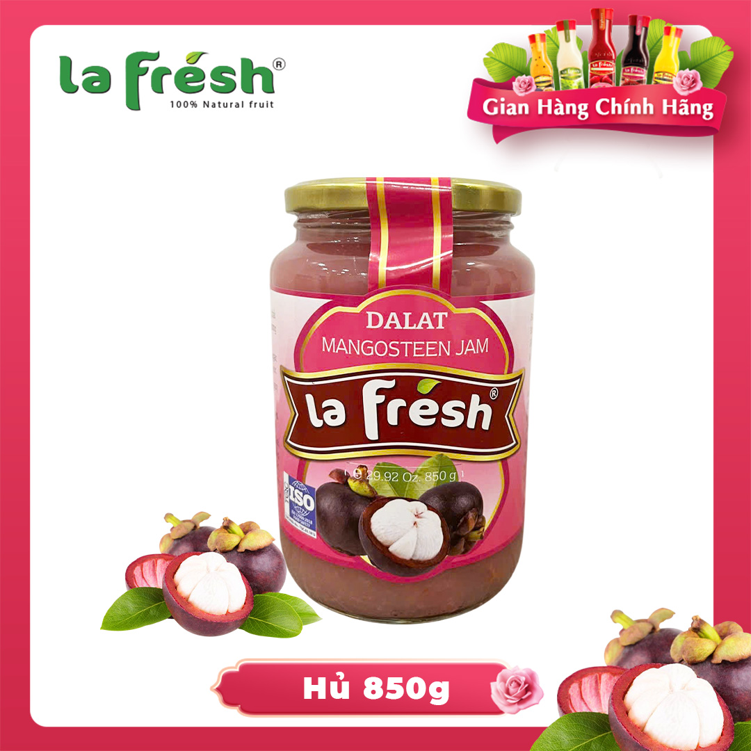 Thùng 9 Hũ Mứt Măng Cụt 850GRAM Lafresh Đà Lạt