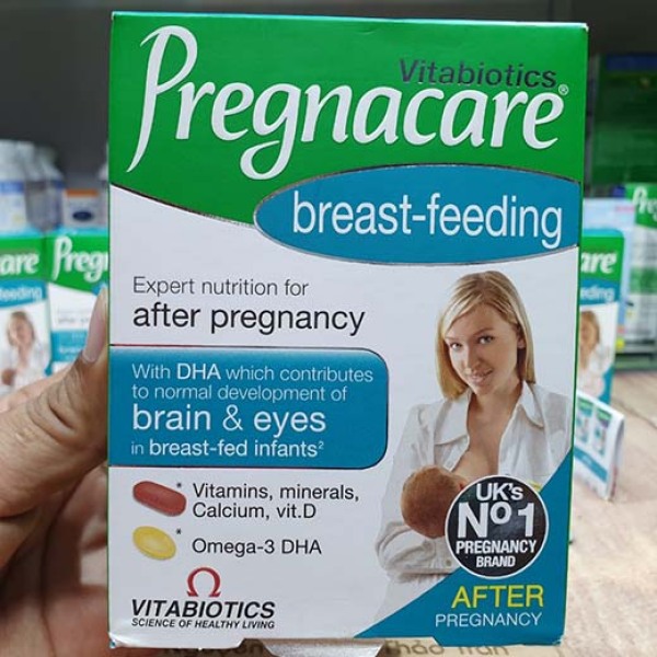 Vitamin tổng hợp cho phụ nữ sau sinh Pregnacare Breast-feeding cao cấp