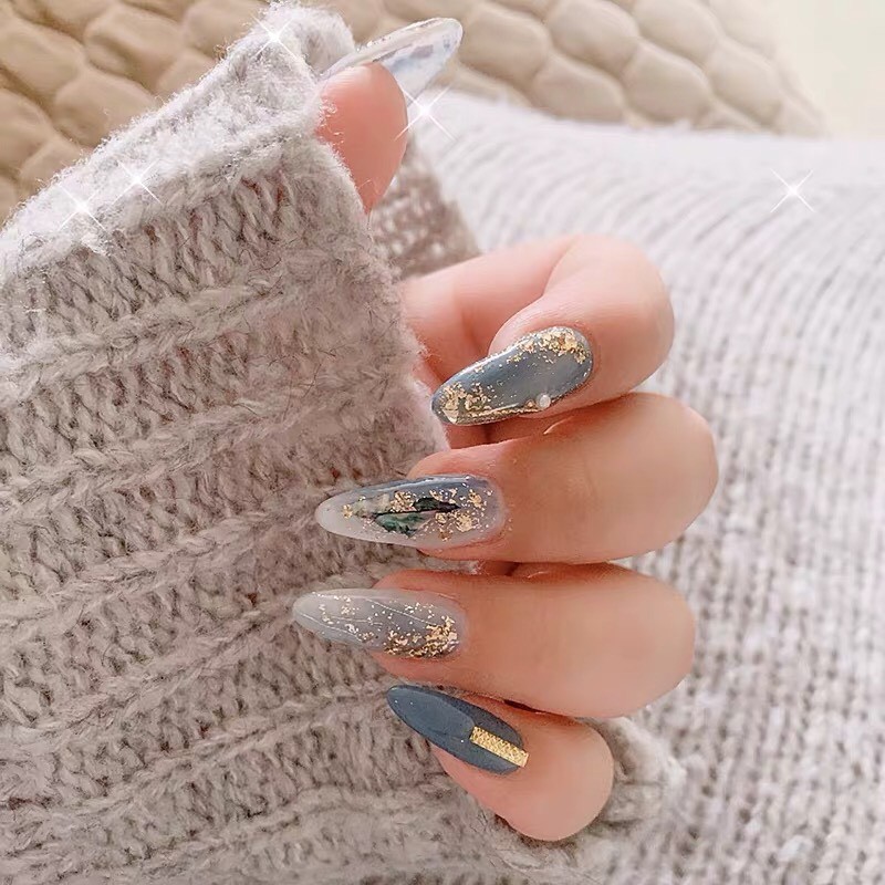 NAIL BOX - TỰ THIẾT KẾ - MÓNG GIẢ TỰ GẮN - MÓNG ÚP 12 CHIẾC - A11