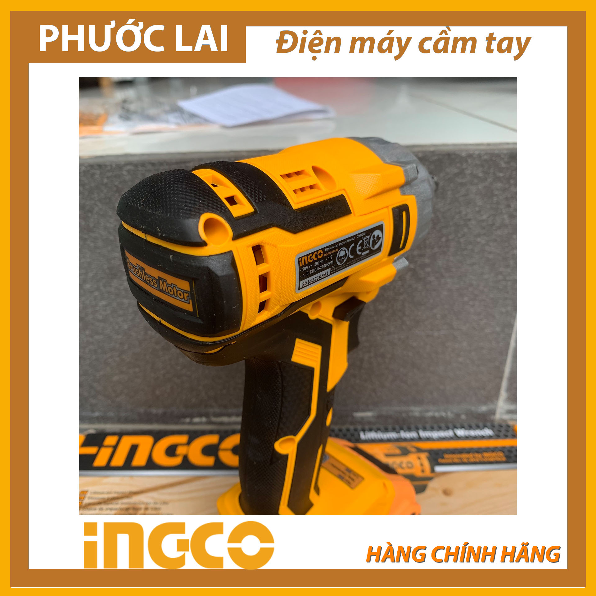 Máy siết Bu lông dùng pin INGCO CIWLI2001