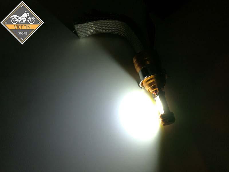 ĐÈN PHA LED CYT 2 TIM LED TRẮNG KC13 M5 (dùng điện acquy 12v) - Việt Tín