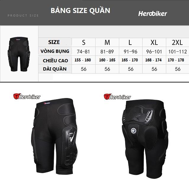 Quần Giáp HEROBIKER - Giáp Bảo Hộ MotoBiker