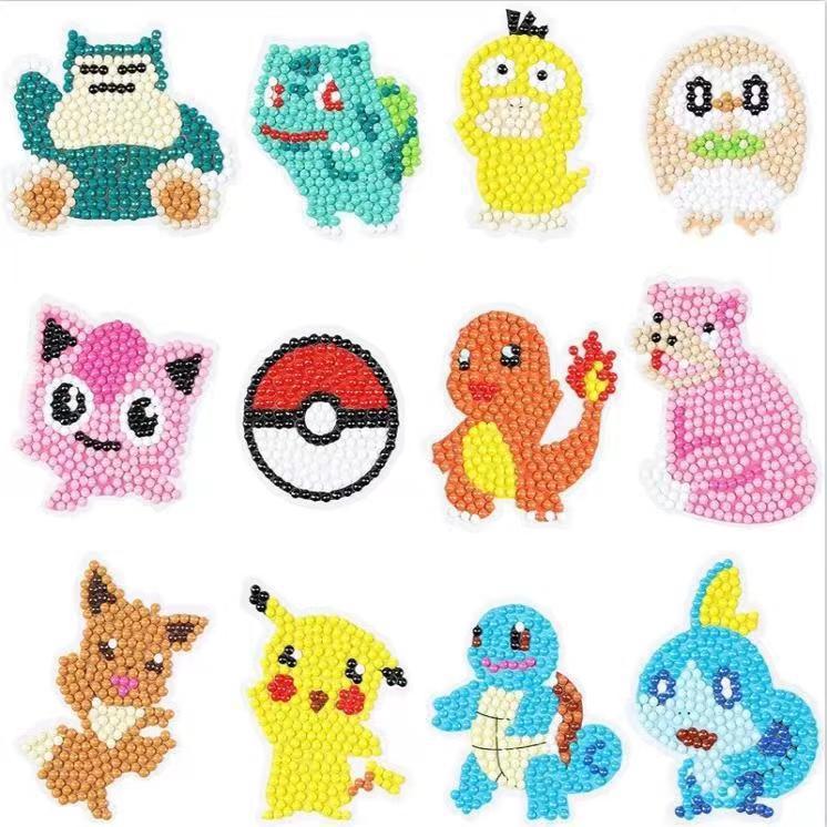 Tranh đính hạt đá sticker 3D mini siêu hạt dẻ cho bé
