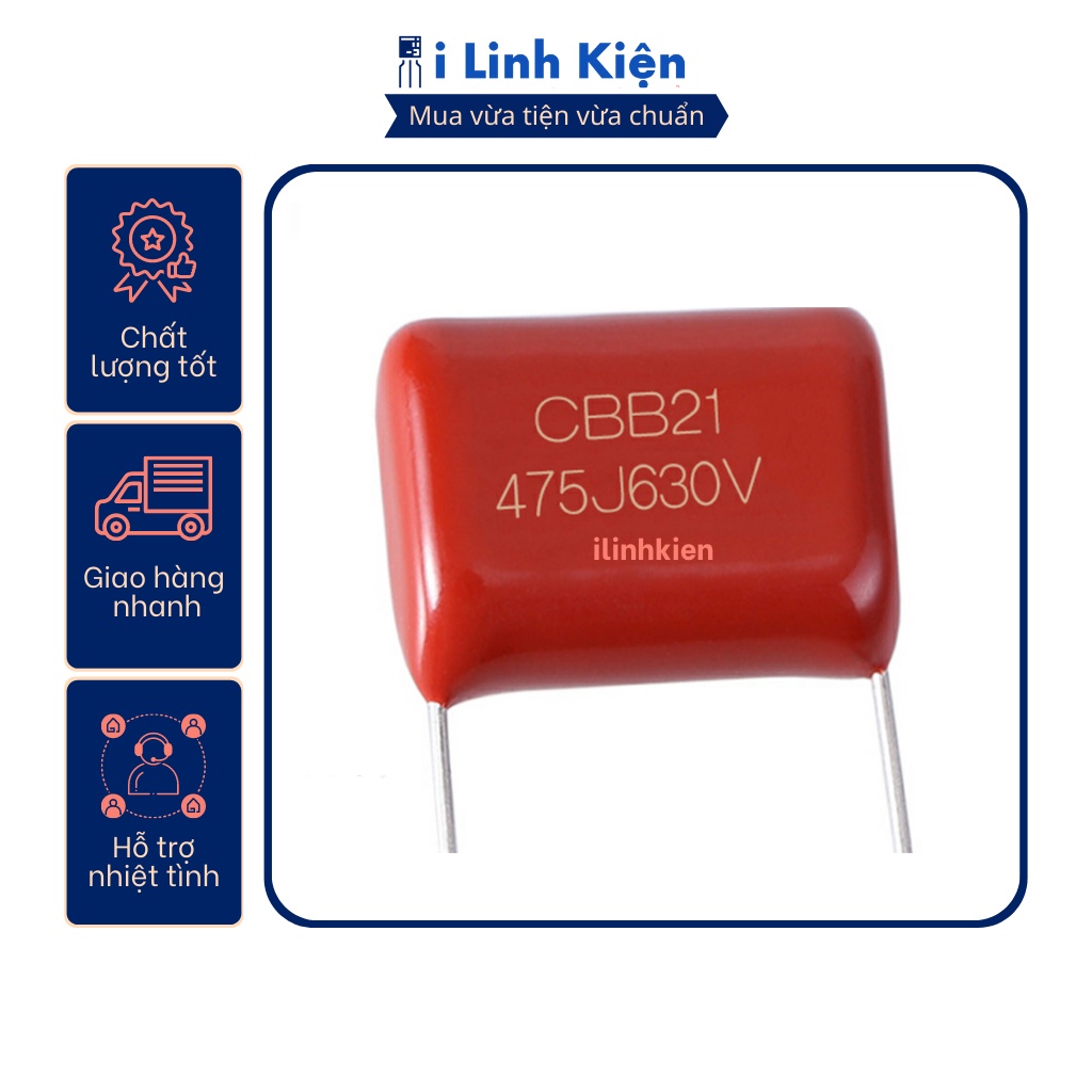 Tụ cbb 475j 4.7uf 630v 31mm