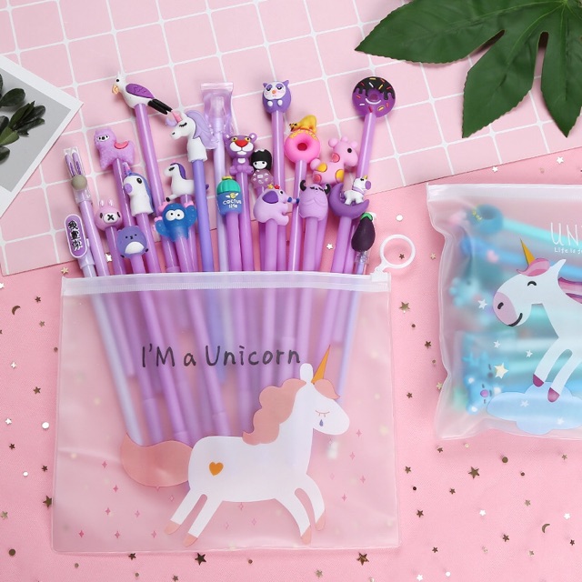 Bút Bi Viết Hình Hoạt Hình Siêu Ngộ Nghĩnh Bút Bi Nhiều Màu Siêu Xinh TEZYBOOKS