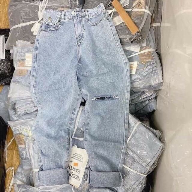 🔻BAGGY JEANS 2 Nút TÚI NẮP