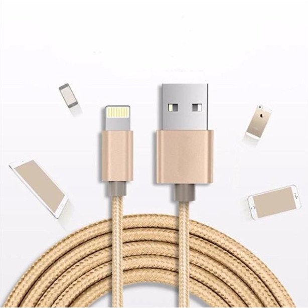 Cáp sạc iphone dây dù chống đứt 1,2m