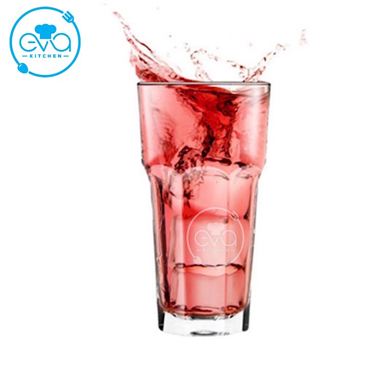 Bộ 6 Ly Thuỷ Tinh 8 Góc Uống Sinh Tố 390 Ml TVP-KG390