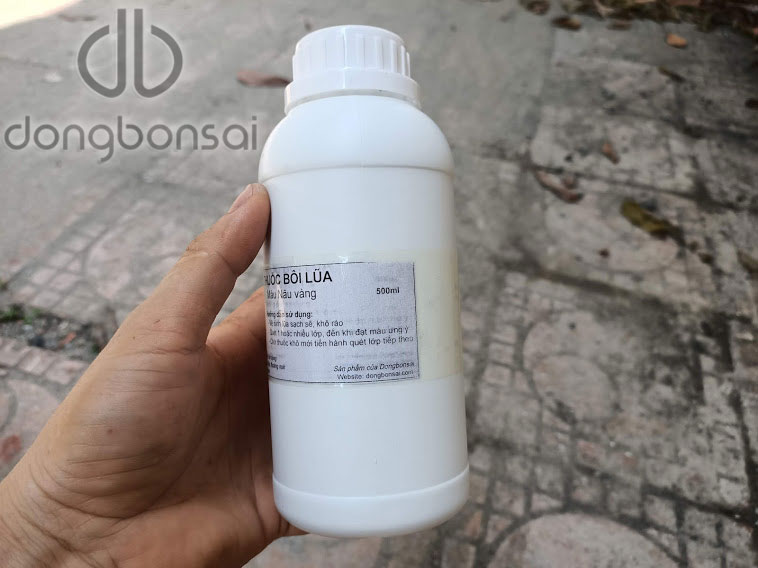 Bôi lũa bonsai màu nâu vàng 500ml