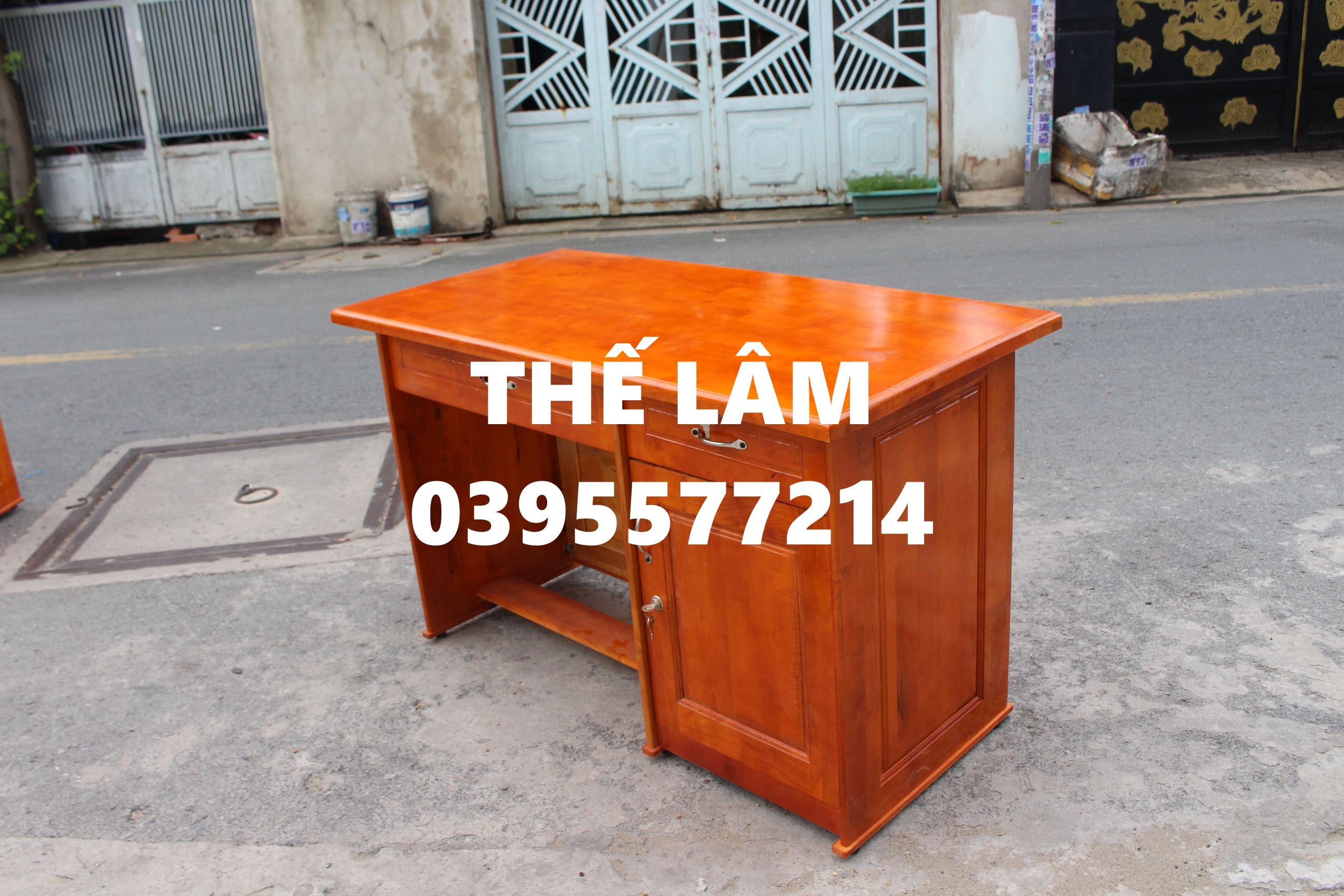 bàn làm việc gỗ tự nhiên