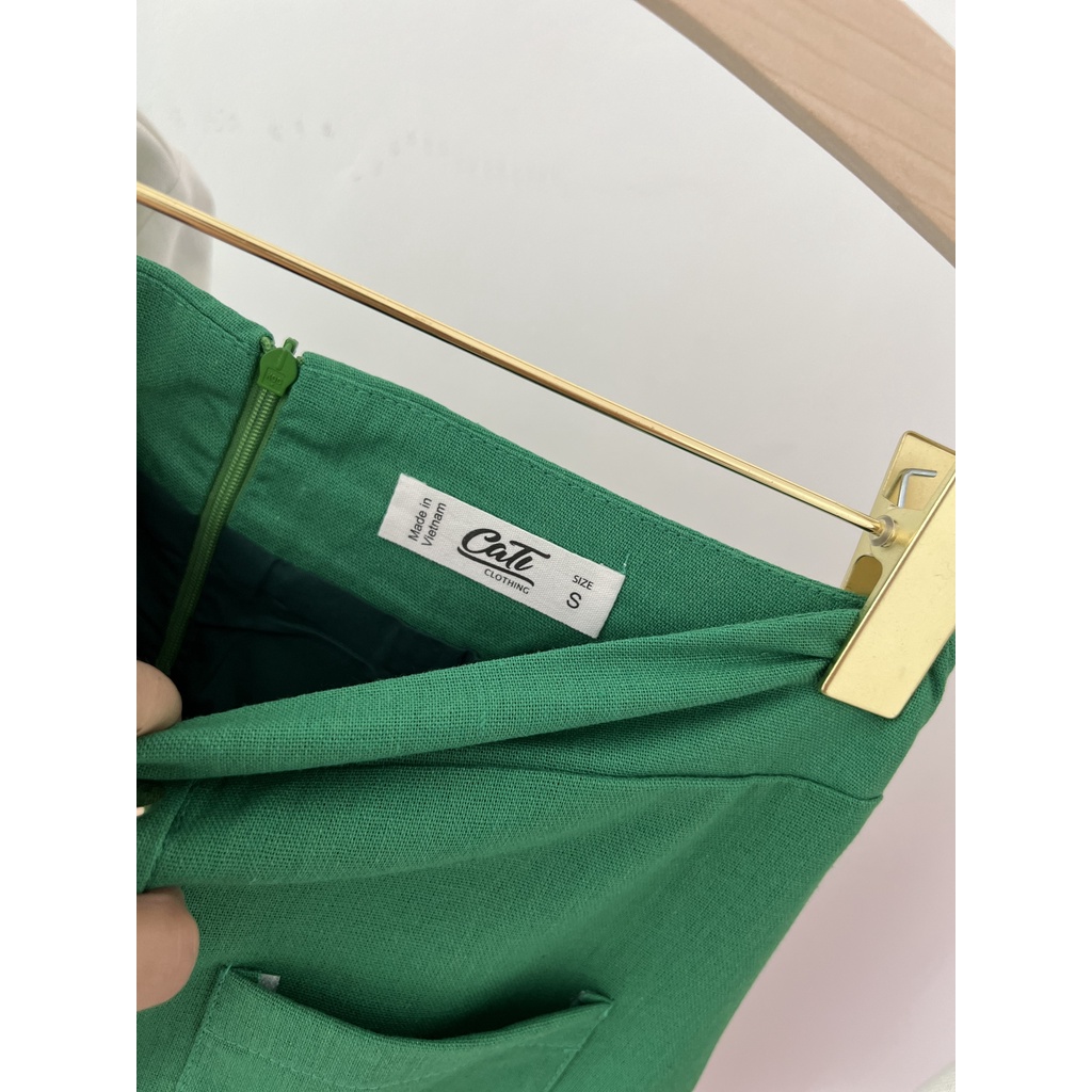 Set váy Linen dày dặn, xinh xỉu