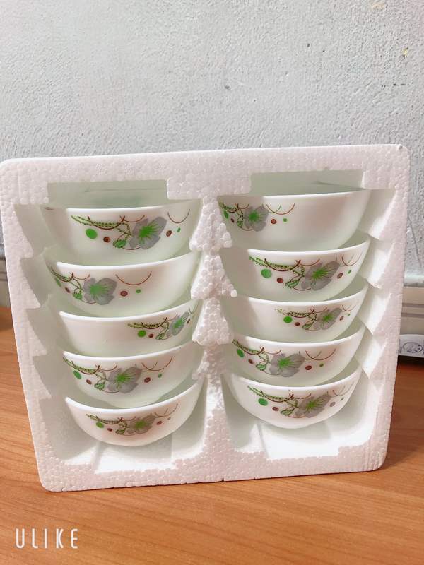 BỘ CHÉN SỨ OPAL 10 CÁI CAO CẤP- TÔ - CHÉN -ĐĨA- BỘ 10 CHÉN (giao mẫu ngẫu nhiên)