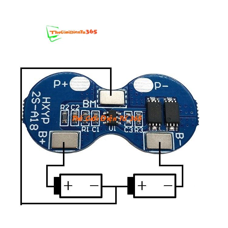 MẠCH SẠC VÀ BẢO VỆ PIN 2S 7.4V 5A