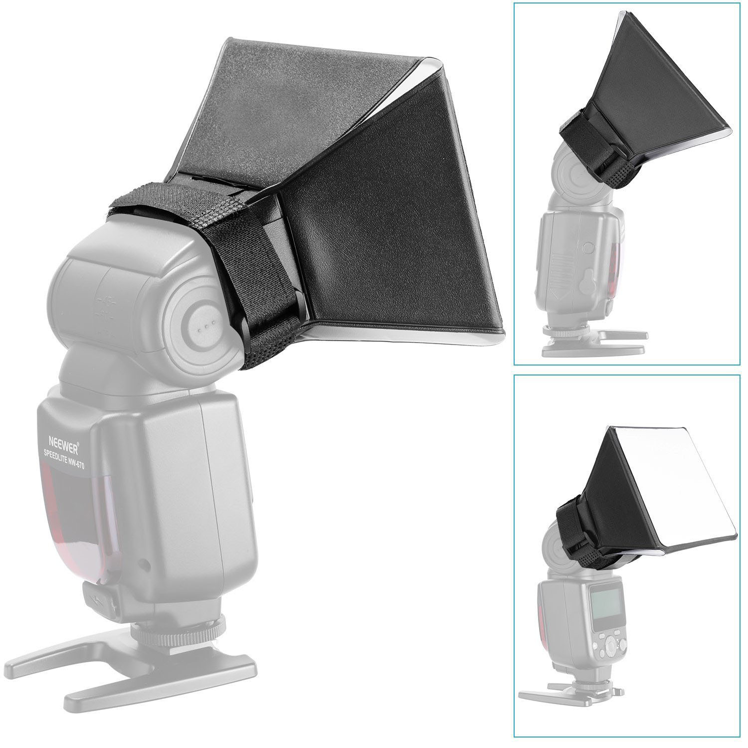 Softbox tản sáng cho flash rời kích thước 10x13cm