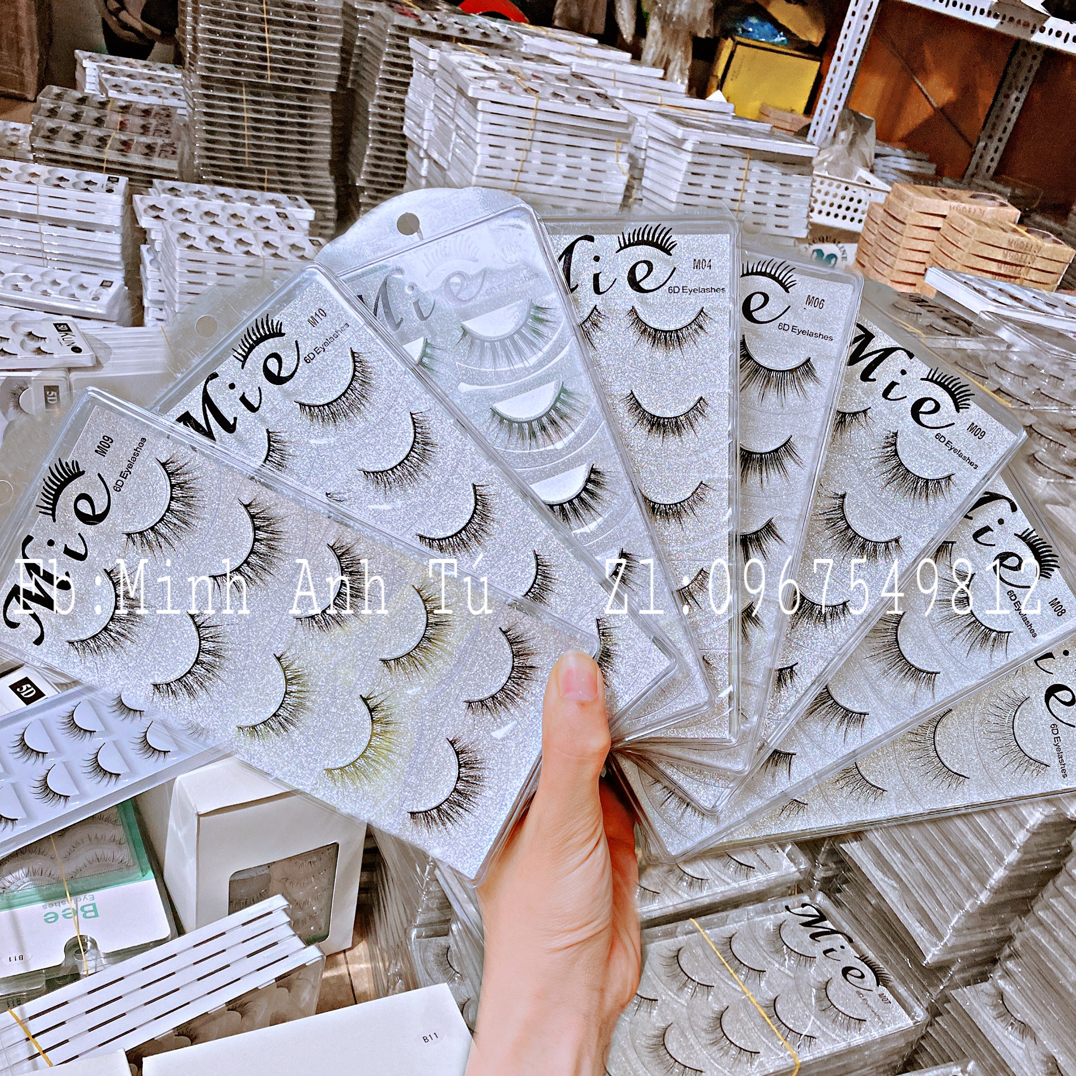 Mi 6D Eyelashes Đủ Các Mã Chính Hãng
