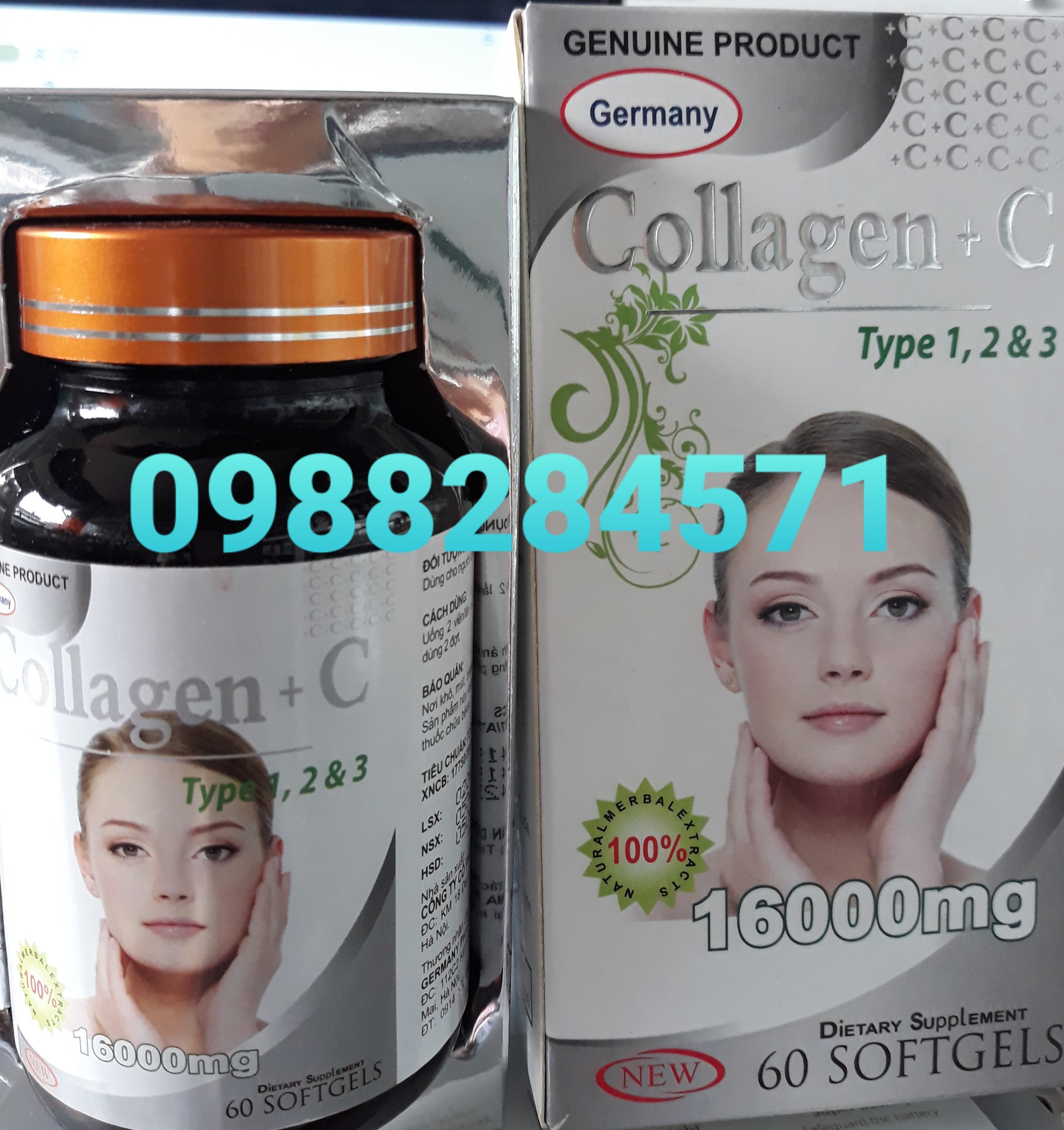 colagen - C đẹp da hộp 60vien