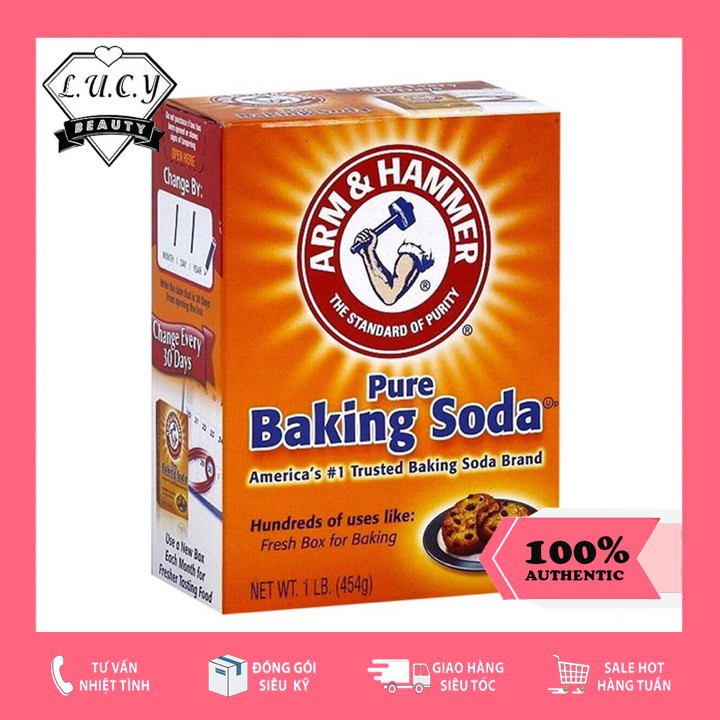 Hàng USA- Bột Baking Soda Đa Công Dụng 454g