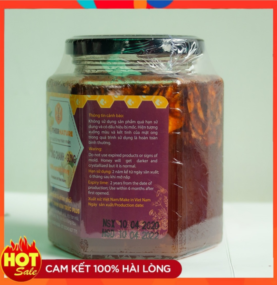 Mật Ong Chanh Gừng Mother Nature ( 500ml )