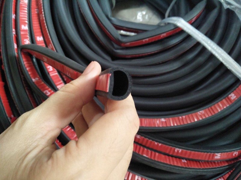 Combo 10 Mét Gioăng Cao Su Chữ D kt 15x15mm Chống Ồn, Chống Thoát Khí Điều Hòa + Dung Môi 3M Tăng Kết Dính Cho Ô Tô