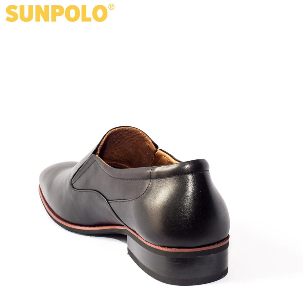 Giày Tây Nam Da Bò SUNPOLO SUMU6673 (Đen, Nâu)