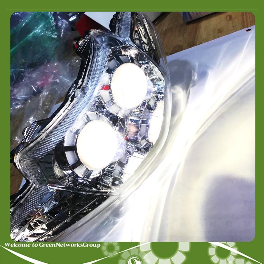 Đầu đèn pha led mắt cú dành cho xe Wave 2002 Greennetworks